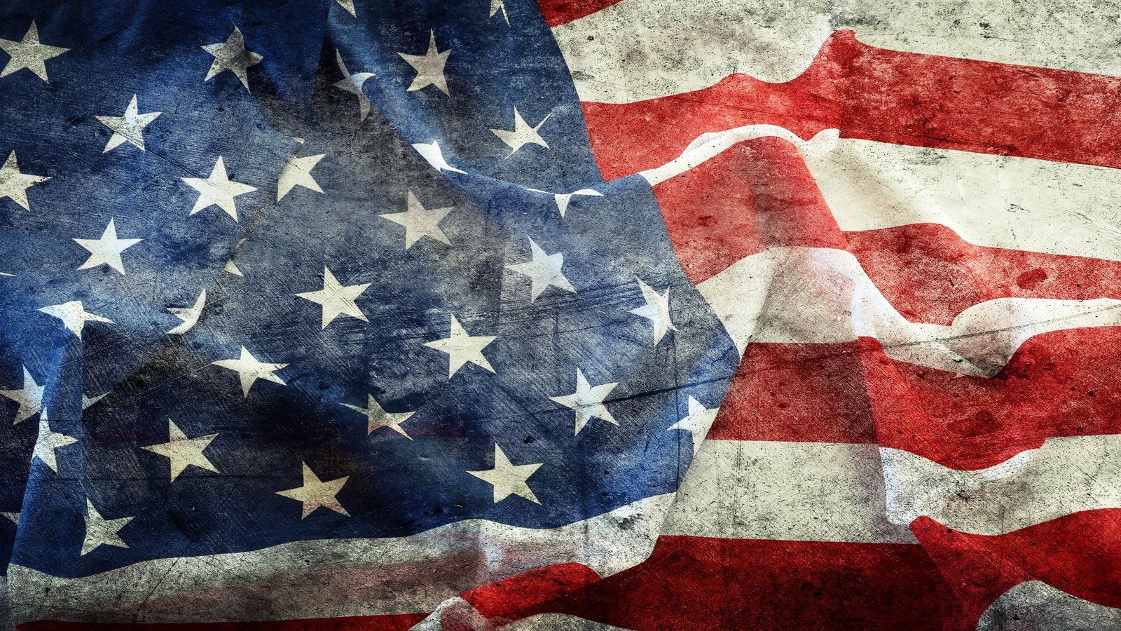 american flag close up